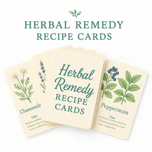 🌿 Herbal Remedy Recipe Cards