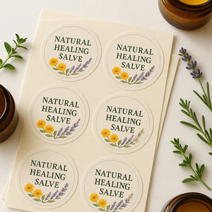 🧴 Natural Healing Salve Labels (Printable)